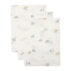Jollein Bloomy Washandje - 3 Stuks - 15 x 20 cm - Hydrofiel