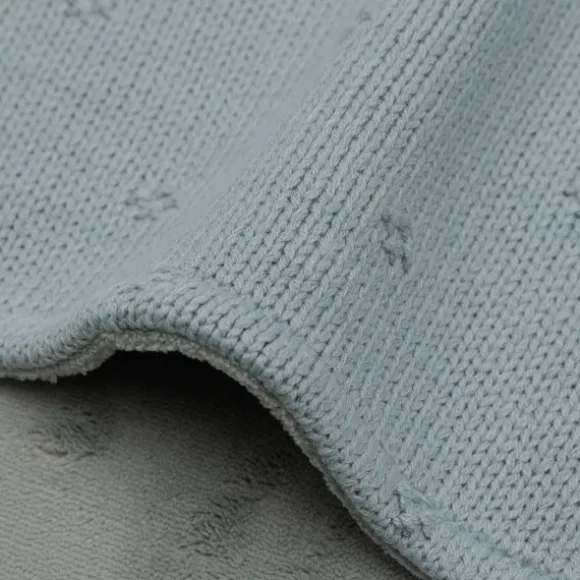 Jollein Cosy Knit - Ledikantdeken - 100 x 150 cm - Velvet - Ivory