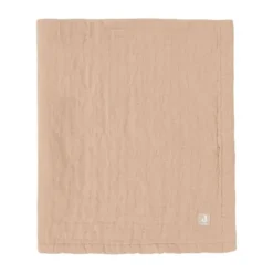 Jollein Deken - 75 x 100 cm - Hydrofiel - Jacquard Biscuit GOTS
