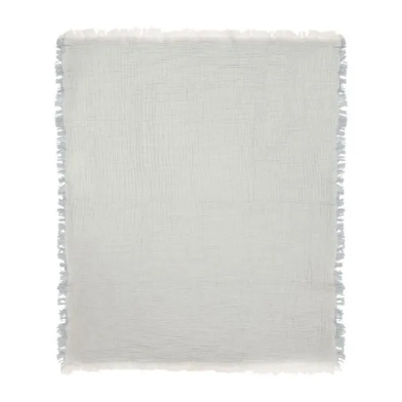 Jollein Deken Wieg - 75 x 100 cm Fringe Stripe Biscuit/Ivory GOTS