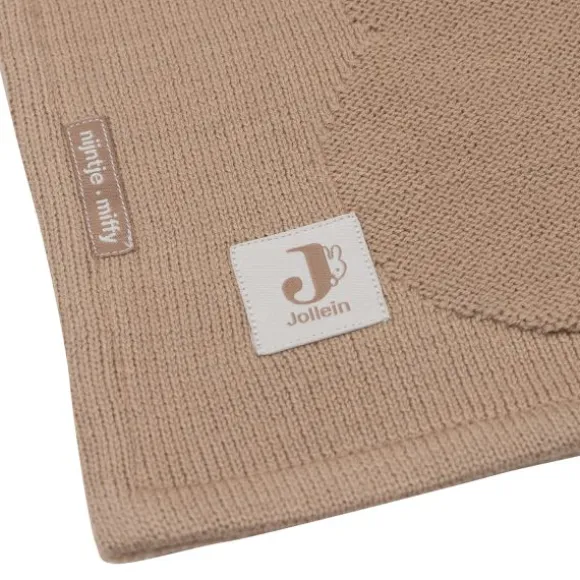 Jollein Deken Wieg - Miffy - 75 x 100 cm - Biscuit/Velvet