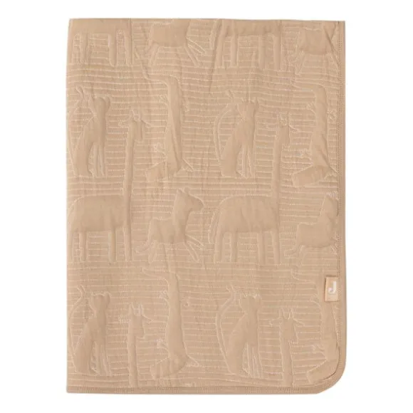 Jollein Jungle Jambo Ledikantdeken - 100 x 150 cm - Biscuit / Oatmeal