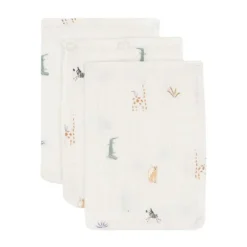 Jollein Jungle Jambo Washandje - 3 Pack - 15 x 20 cm - Hydrofiel