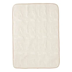Jollein Jungle Jambo Wiegdeken - 75 x 100 cm - Biscuit / Oatmeal