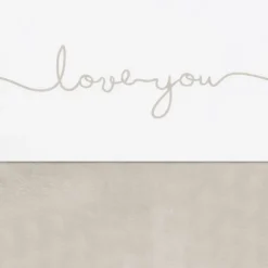 Jollein Love You Ledikantlaken Nougat 120 x 150 cm