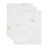 Jollein Lovely Birds Washandje - 3 Pack - 15 x 20 cm - Hydrofiel
