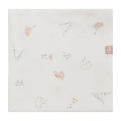 Jollein Lovely Birds Wieglaken - 75 x 100 cm