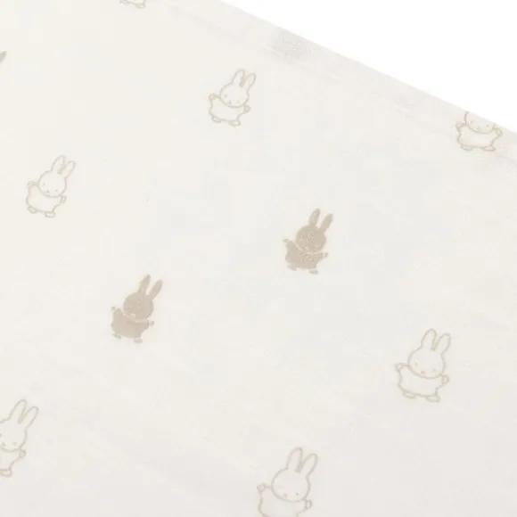 Jollein Miffy Hydrofiel Doek - 3 Stuks - Nougat