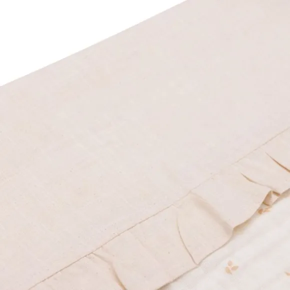 Jollein Ruffle Wieglaken - 75 x 100 cm - Natural