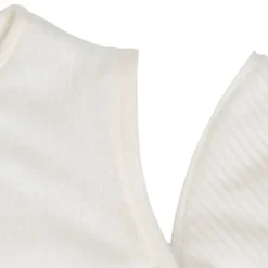 Jollein Slaapzak Winter Met Afritsbare Mouw Rond - 70 cm - Rib - Ivory
