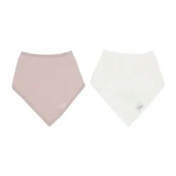 Jollein Slab Bandana Hydrofiel - Wild Rose / Oatmeal - 2 Stuks
