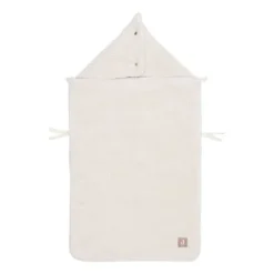 Jollein Voetenzak Groep 0+ 3/5‑Punts Gordel - Cloudy Rib - Oatmeal