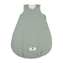 Julius Zöllner Muslin Babyslaapzak - Groen - Maat 62/68