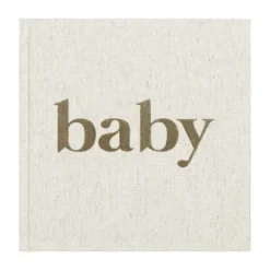 Kidooz Baby Mijn Eerste Jaar Boek Linnen Goudfolie