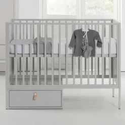 Kidsmill Amy Babybed Grijs 60 x 120 cm