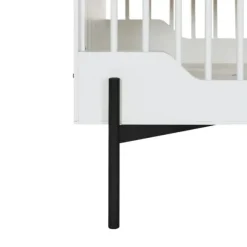 Kidsmill Boutique Babybed Wit / Zwart 60 x 120 cm