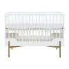 Kidsmill Boutique Babybed Wit / Brass 60 x 120 cm