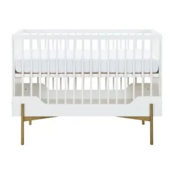 Kidsmill Boutique Babykamer Wit / Brass | Bed 60 x 120 cm + Commode