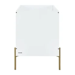 Kidsmill Boutique Babykamer Wit / Brass | Bed 60 x 120 cm + Commode
