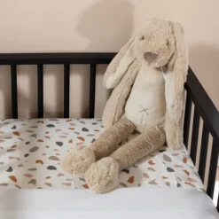 Kidsmill Boutique Babykamer Zwart / Brass | Bed 60 x 120 cm + Commode + Kast 2-Deurs