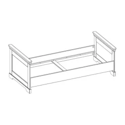 Kidsmill Chateau Bed Wit 90 x 200 cm