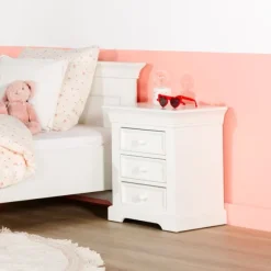 Kidsmill Chateau Kinderkamer Wit | Bed 90 x 200 cm + Bureau