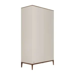 Kidsmill Intense Babykamer Oatmeal/Walnoot | Ledikant 60 x 120 cm + Commode