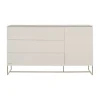Kidsmill Intense II Commode XL - Oatmeal / Patinated Brass