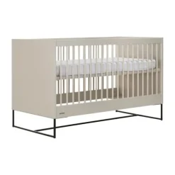Kidsmill Intense II Babybed Mat Oatmeal - Zwart - 60 x 120 cm