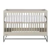 Kidsmill Intense II Babybed Oatmeal - Zwart - 60 x 120 cm