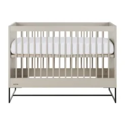 Kidsmill Intense II Babybed Oatmeal - Zwart - 60 x 120 cm