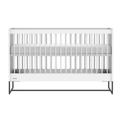 Kidsmill Intense II Babybed Mat Wit - Zwart - 70 x 140 cm