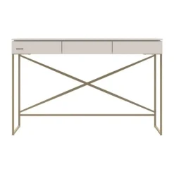 Kidsmill Intense II Bedbank 90 x 200 - Oatmeal / Patinated Brass