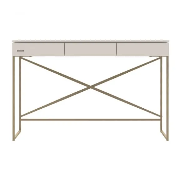 Kidsmill Intense II Bedbank 90 x 200 - Oatmeal / Patinated Brass