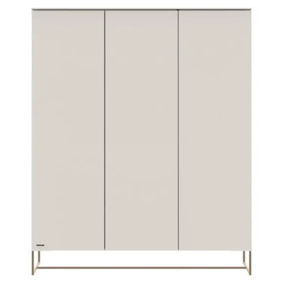 Kidsmill Intense II Bedbank 90 x 200 - Oatmeal / Patinated Brass