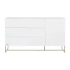 Kidsmill Intense II Commode XL - Wit / Patinated Brass-