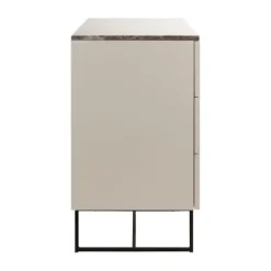 Kidsmill Intense II Commode 3L Mat Oatmeal - Zwart - Warm Taupe