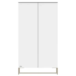 Kidsmill Intense II Kast 2-Deurs - Wit / Patinated Brass