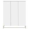 Kidsmill Intense II Kast 3-Deurs - Wit / Patinated Brass