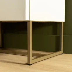 Kidsmill Intense II Kast 3-Deurs - Wit / Patinated Brass