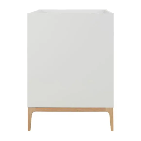Kidsmill Intense II Ledikant - 60 x 120 cm - Mat Wit / Eiken