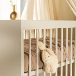 Kidsmill Intense II Ledikant 60 x 120 - Oatmeal / Patinated Brass