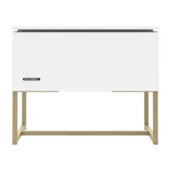 Kidsmill Intense II Nachtkastje - Wit / Patinated Brass
