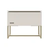 Kidsmill Intense II Nachtkastje - Oatmeal / Patinated Brass