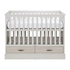 Kidsmill Ledikant 60 x 120 cm - Incl. RVS-Greep - Oatmeal / Eiken