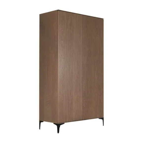 Kidsmill Levi Babykamer Incl. Rechte Potenset Walnoot | Ledikant 60 x 120 cm + Commode
