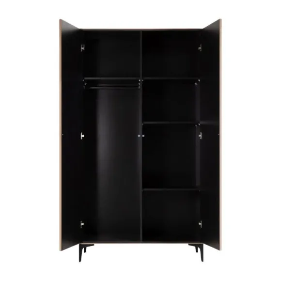 Kidsmill Levi Babykamer Incl. Rechte Potenset Walnoot | Ledikant 60 x 120 cm + Commode