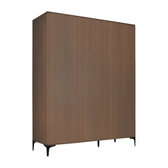 Kidsmill Levi Babykamer Incl. Rechte Potenset Walnoot | Ledikant 60 x 120 cm + Commode