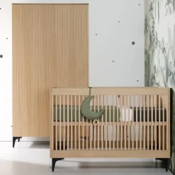 Kidsmill Levi Ledikant 60 x 120 cm - Incl. Rechte Poot - Naturel Eiken