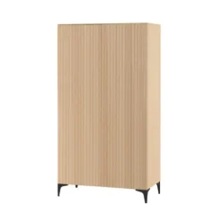 Kidsmill Levi Ledikant 60 x 120 cm - Incl. Rechte Poot - Naturel Eiken